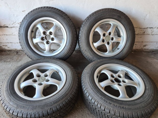 1 szett 5x112 alufelni jszer 15" C gumival