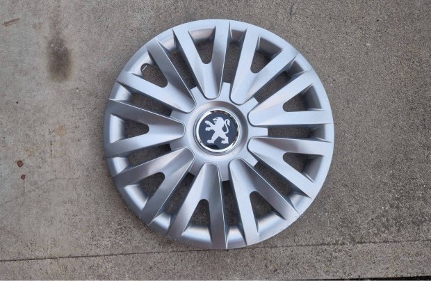1db 15" Peugeott emblémás dísztárcsa