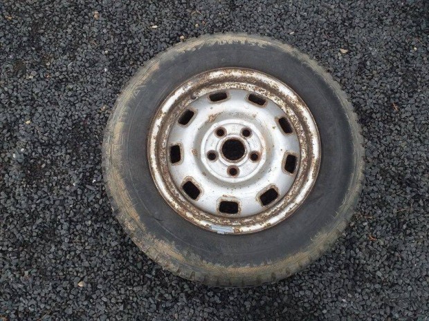 1db 15 coll VW Transporter T4 gyári acélfelni pótkerék 5x112