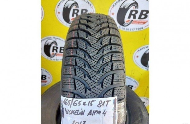 1db 165/65 r15 j Michelin Alpin4 tli 2013 10000 Ft