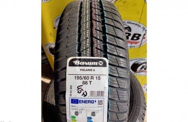 1db 195/60 r15 j Barum Polaris 5 tli gumi 2021 20000ft