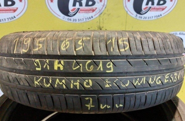 1db 195/65 r15 Kumho nyri 2019 7 mm 10000 Ft