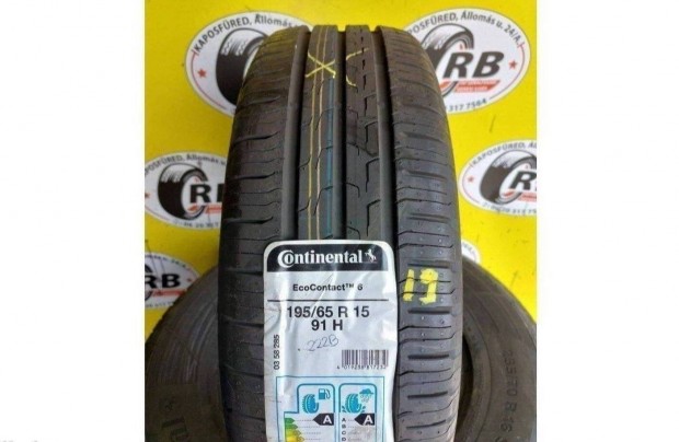 1db 195/65 r15 Új Continental Eco Contact6,,Évjárat:2019 18 000 Ft