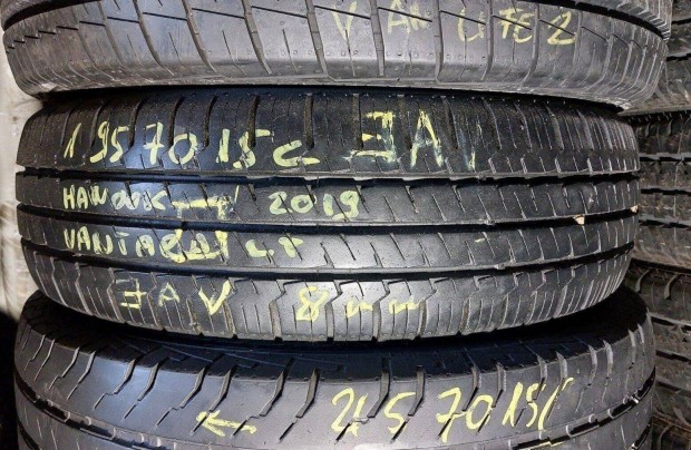 1db 195/70 r15 c Hankook Vantra nyri 2019 8mm 12700 Ft