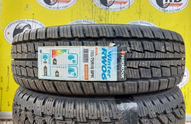 1db 195/75 r16C Hankook RW06,,vjrat2016 15 000 Ft