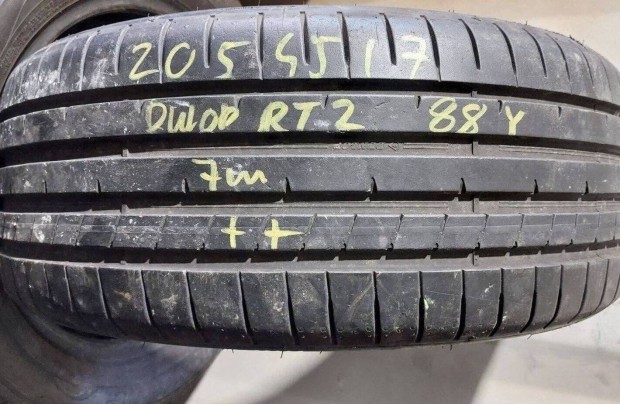 1db 205/45 r17 Dunlop RT 2 nyri 2017 7mm 13500 Ft