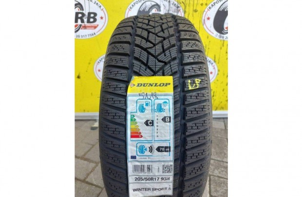 1db 205/50 r17 j Dunlop Wintersport5 tli 2018 20000 Ft