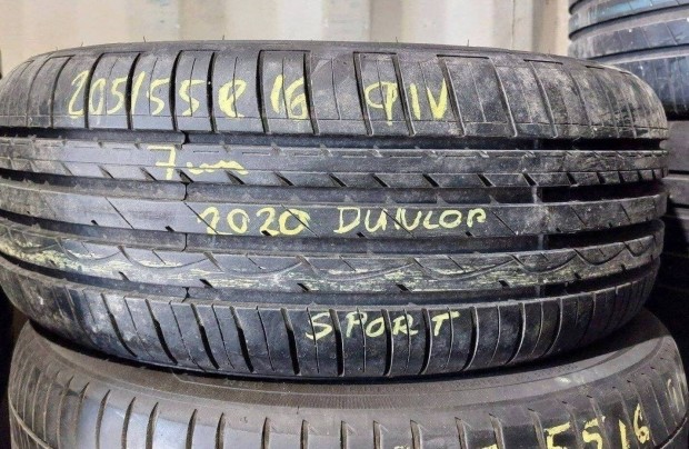 1db 205/55 r16 Dunlop nyri 2020 7mm 15000 Ft