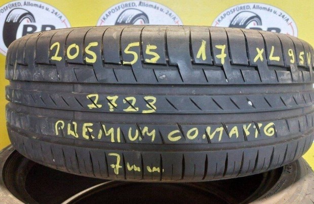 1db 205/55 r17 Continental nyri 2023 7mm 25000 Ft