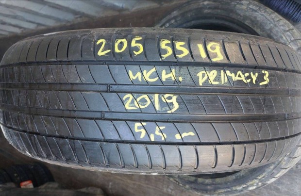 1db 205/55 r19 Michelin Primacy 3 nyri 2019 5,5mm 20000 Ft