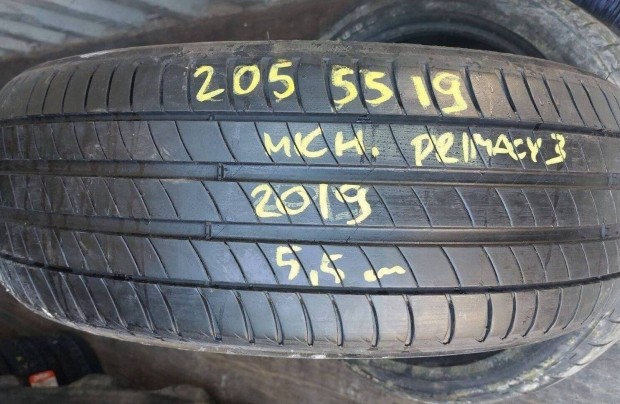 1db 205/55 r19 Michelin Primacy 3 nyri 2019 5,5mm 20000 Ft