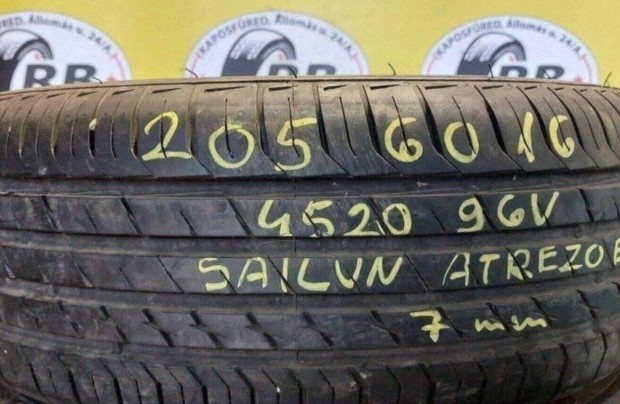 1db 205/60 r16 Sailun Atrezo Elife nyári 2020 7 mm 12900 Ft