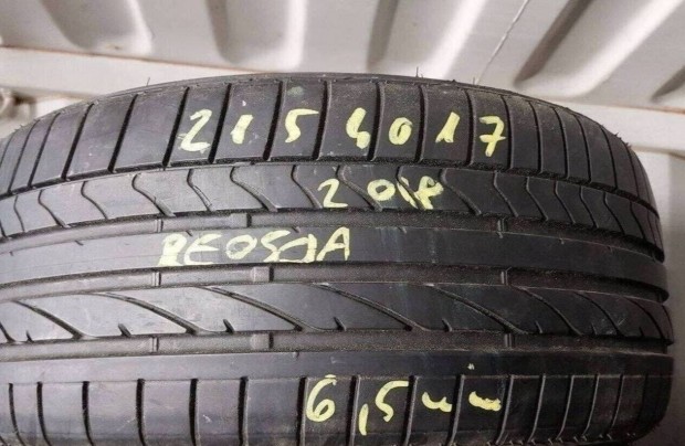 1db 215/40 r17 Bridgestone Potenza nyári 2018 6,5mm 12000 Ft
