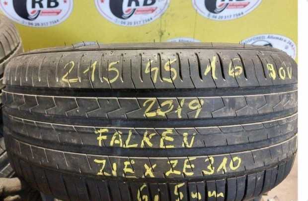 1db 215/45 r16 Falken nyri 2019 6,5mm 14000 Ft