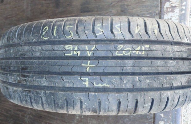 1db 215/55 r17 Continental Eco Contact nyri 2015 7mm 20000 Ft