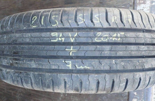 1db 215/55 r17 Continental Eco Contact nyri 2015 7mm 20000 Ft