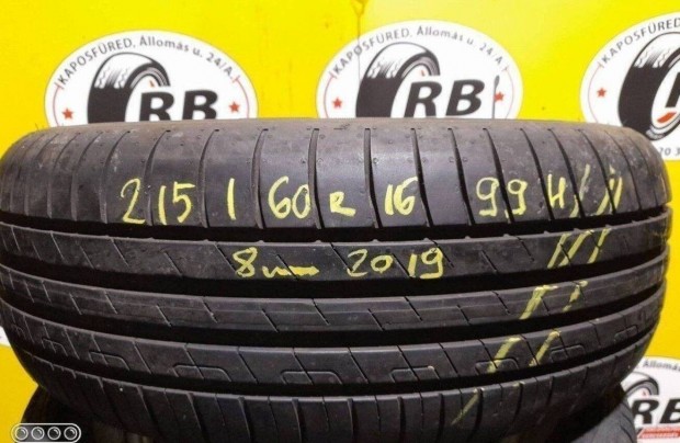 1db 215/60 r16 Goodyear nyri 2019 8mm 22500 Ft