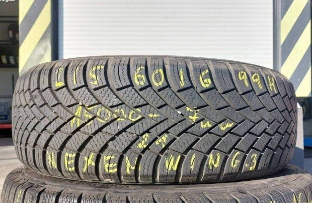 1db 215/60 r16 nexen Winguard snow G3 téli használt 7mm 2021 15000 ft