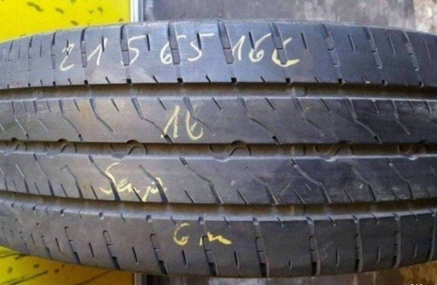 1db 215/65 r16 C Semperit nyári 2016 6mm 15 000 Ft