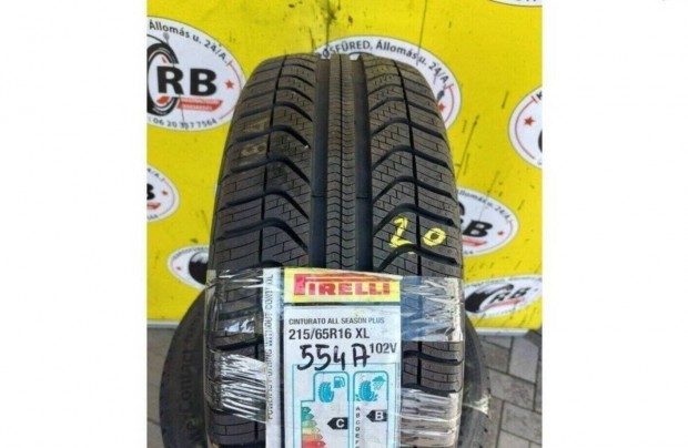 1db 215/65 r16 Új Pirelli Cinturato 4évszakos gumi 2020 17000ft