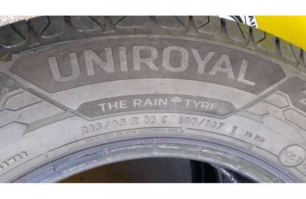 1db 215/65 r16c uniroyal 2019 6.5mm 12500 ft