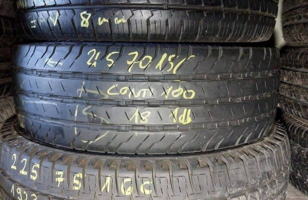 1db 215/70 r15 c Continental nyri 2018 7mm 13500 Ft