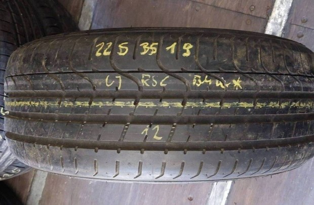 1db 225/35 r19 Pirelli RSC nyri 2012 7mm 10 000 Ft