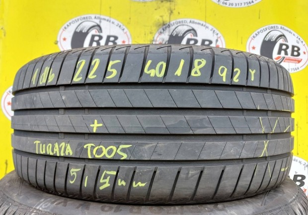 1db 225/40 r18 Bridgeston T005,,Évjárat:2022