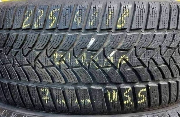 1db 225/40 r18 Dunlop téli 7mm 20 000 Ft
