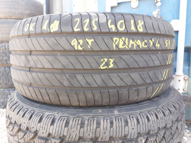 1db 225/40 r18 Michelin Primacy4,,Évjarat2023,,6mm