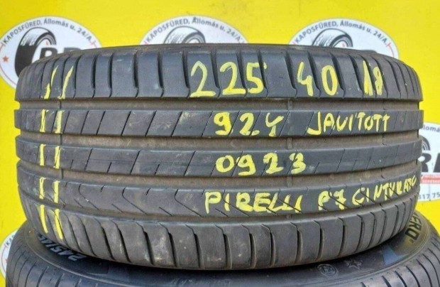 1db 225/40 r18 Pirelli Cinturato P7 20 000 Ft