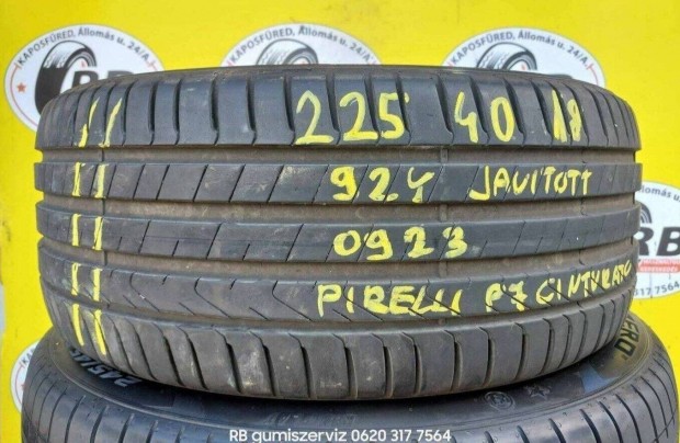 1db 225/40 r18 Pirelli Cinturato P7 20 000 Ft