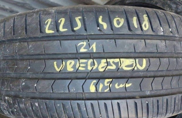 1db 225/40 r18 Vredestein nyári 2021 6,5mm 25000 Ft