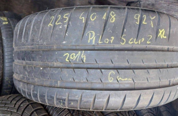 1db 225/40 r18 tli Michelin 2014 6mm 15000 ft