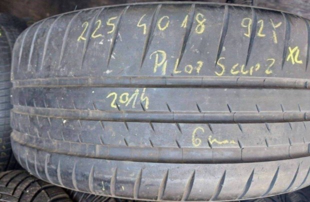 1db 225/40 r18 téli Michelin Pilot Sport Cup 2 2014 6mm 15000 ft