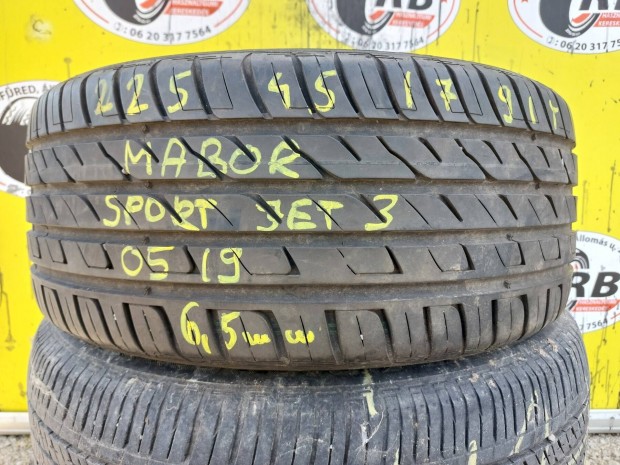 1db 225/45 r17 Mabor Sport Jet 3,,2019,,6mm