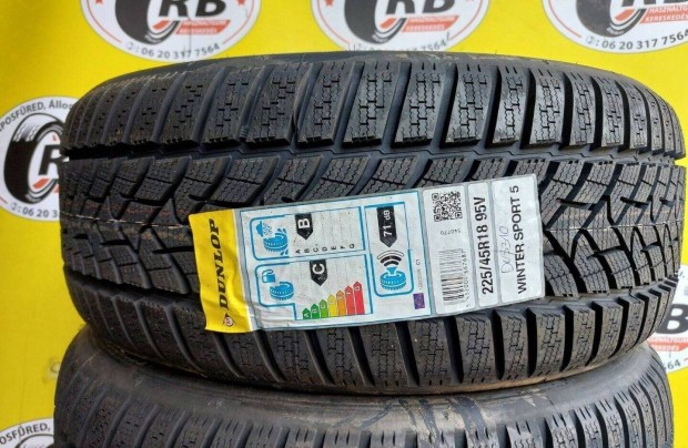 1db 225/45 r18 Dunlop Wintersport5,,vjrat:2018 25 000 Ft