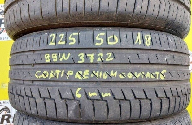 1db 225/50 r18 Continental Premiumcontact6,,vjrat:2022,,6mm 20 000Ft