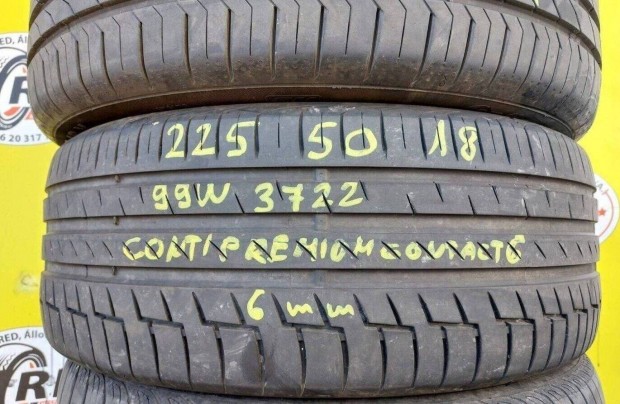 1db 225/50 r18 Continental Premiumcontact6,,vjrat:2022,,6mm 20 000Ft