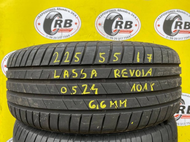 1db 225/55 r17 Lassa nyri 2024, 6,6mm, 25000ft