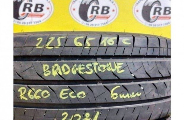 1db 225/65 r16 C nyári Bridgestone R660 ECO 2021 6mm 20000 FT