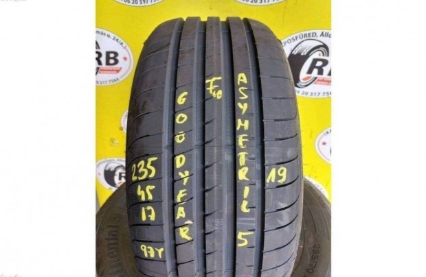 1db 235/45 r17 Új Goodyear nyári 2019 20000ft