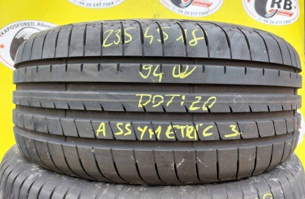 1db 235/45 r18 Goodyear Assymetric 3,,Évjárat2020,,7.5mm 35 000 Ft