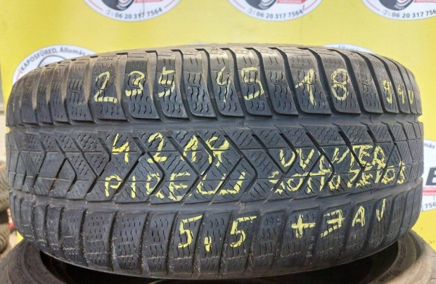 1db 235/45 r18 Pirelli Soto Zero tli 2018 5,5 mm 10000 Ft