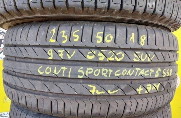 1db 235/50 r18 Continental Sportcontact5 SSR,,vj:2020,,7mm 30000ft