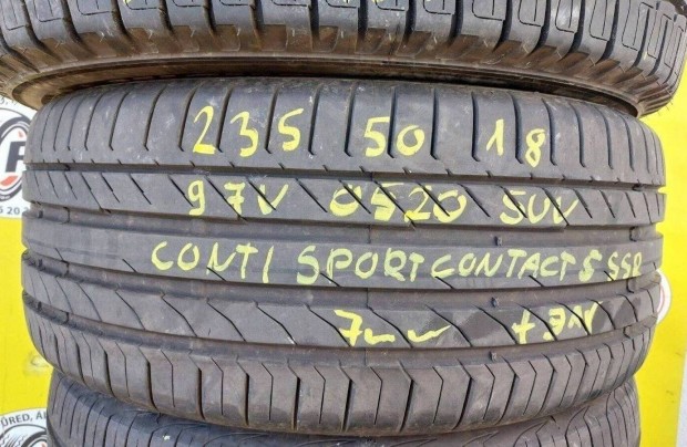 1db 235/50 r18 Continental Sportcontact5 SSR,,vj:2020,,7mm 30000ft