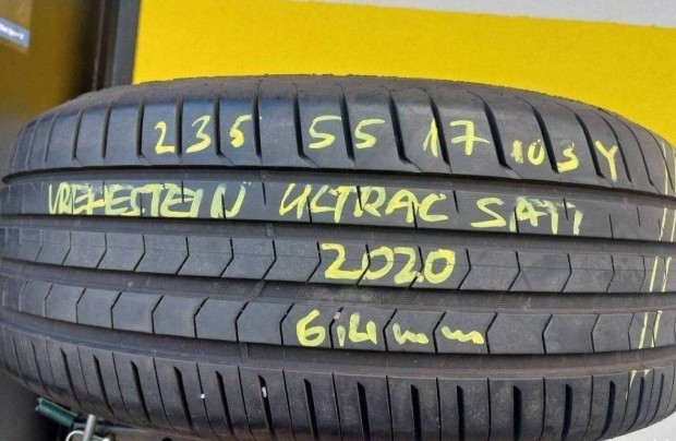 1db 235/55 r17 vredestein Ultrac Sati nyári gumi 2020 6.4mm 25 000 Ft