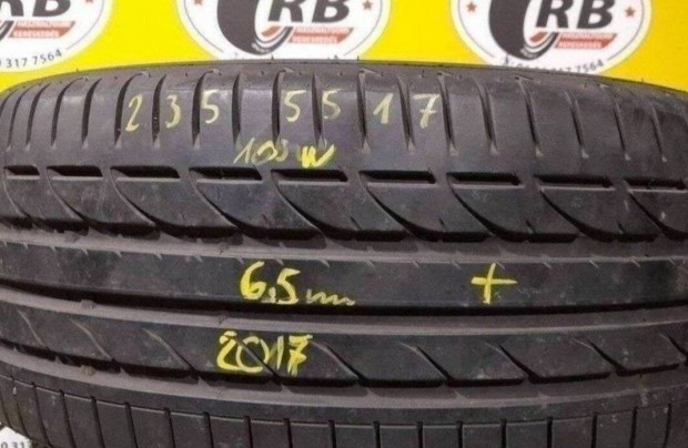 1db 235/55r17 Bridgestone Potenza S001 2017 6.5mm 15 000 Ft