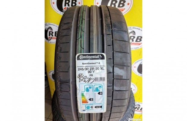 1db 245/30 r20 Continental Sportcontact6,,vjarat2020 50 000 Ft