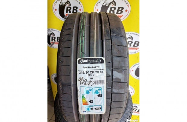 1db 245/30 r20 Continental Sportcontact6,,vjarat2020 50 000 Ft